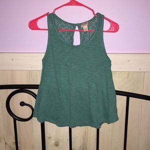 Teal tank top